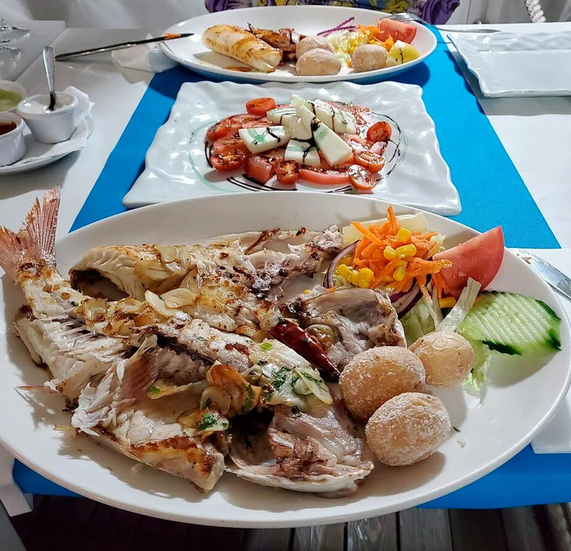 Variedad de pescados